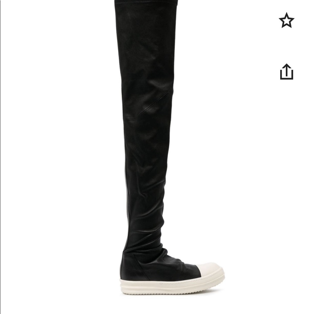 Rick Owens Knee High Boots